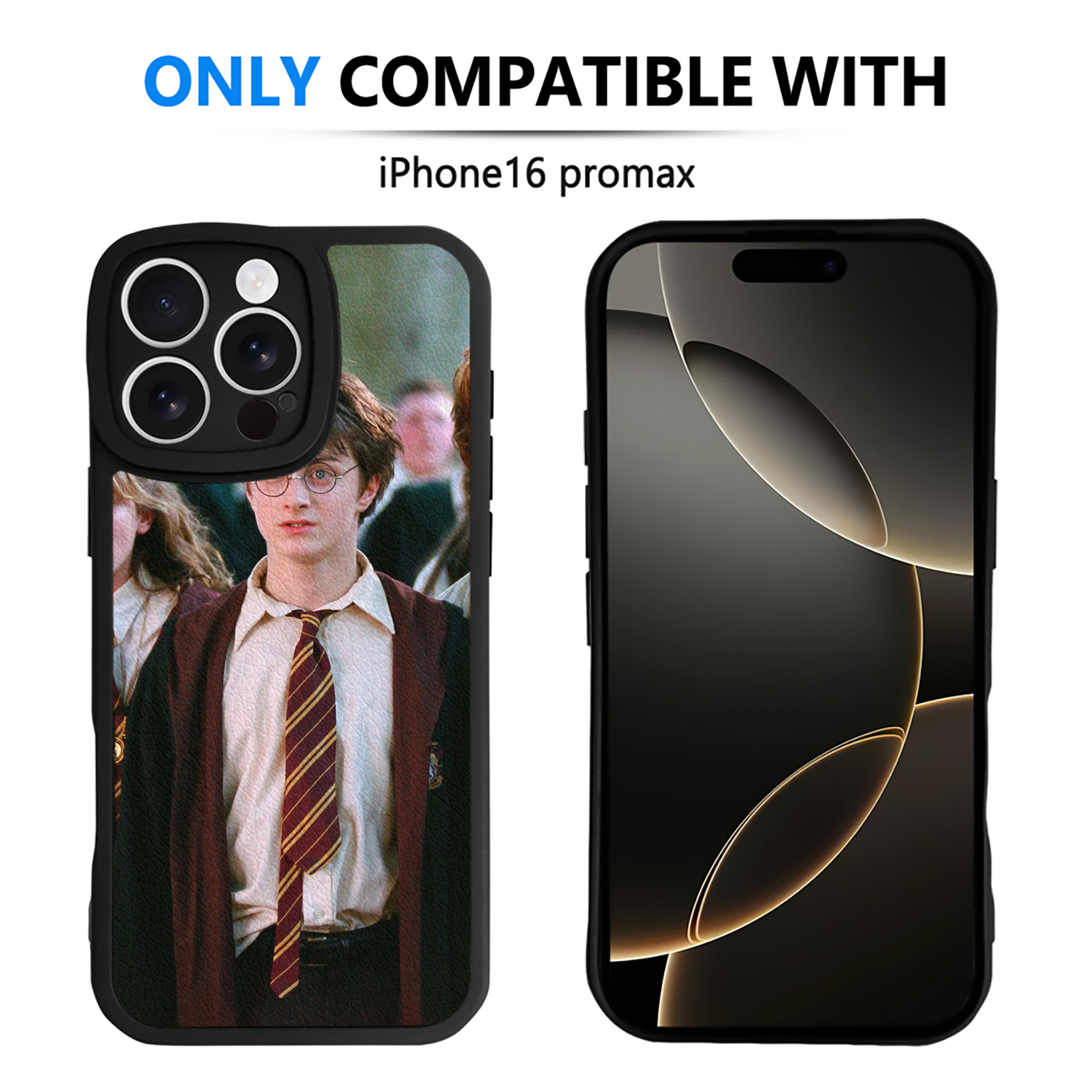 （画像用） Harry Potter ハリー・ポッターシリーズ 【iPhone 16シリーズ対応】シリコンスマホケース（レザー調） 材質：シリコン
